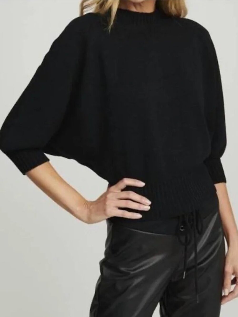 SUNDAYS Tokyo Slouch Sweater in Black Women's Size Medium